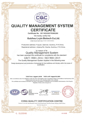 SO 9001 certificate